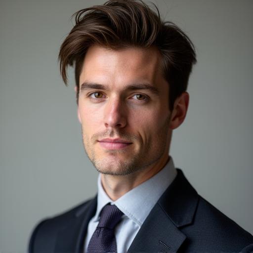 Headshot of local menswear designer Liam Jarrett.